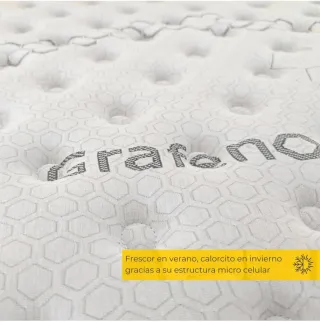 Colchón viscoelástico 105x190x30cm de firmeza alta