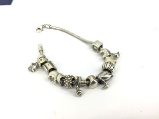 pulsera plata 925mm con piedra