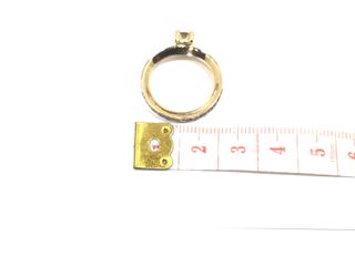 anillo oro 18k con piedra