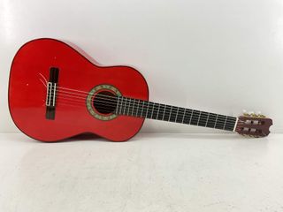 guitarra clasica sin pegatina roja
