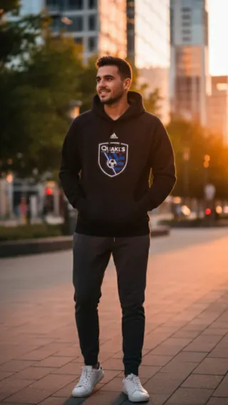 Sudadera Adidas Negra con capucha original