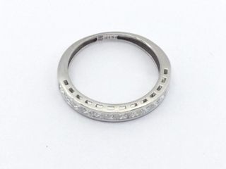 alianza oro 18k con piedra con diamante de laboratorio