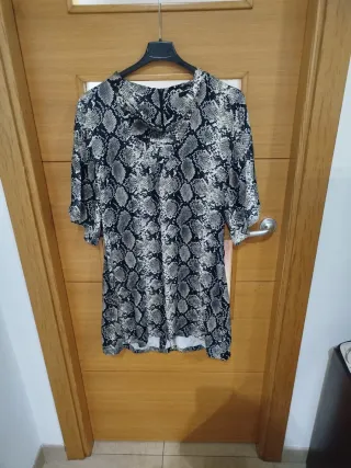 Vestido mini Zara animal print