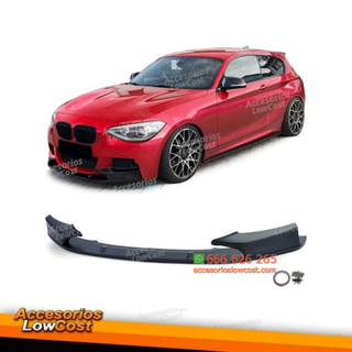 Spoiler delantero negro mate apto para BMW Serie