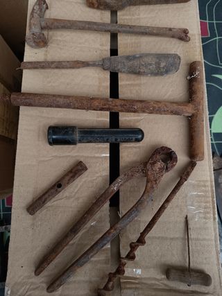 Lote herramientas antiguas