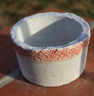 Vaso decorativo in cemento impermeabile