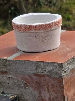 Vaso decorativo in cemento impermeabile