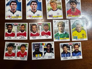 Cromos Panini Mundial 1990 nunca pegados