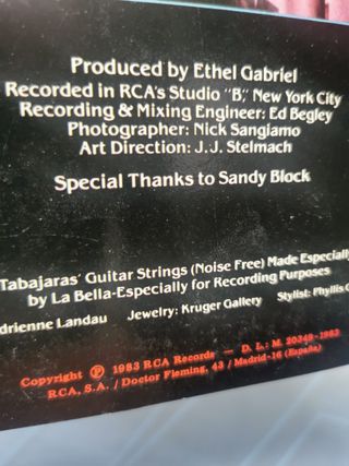 disco, LP, vinilo, Los Indios Tabajaras – Guitars On The Go , spain, 1983