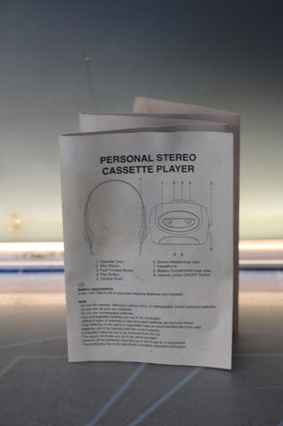 02. Walkman Kids Way. Reproductor portátil de casetes con cascos.