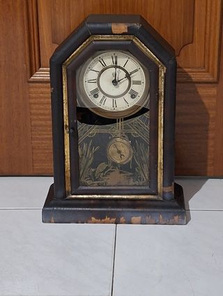 Relógio de Capela Waterbury USA - precisa restauro