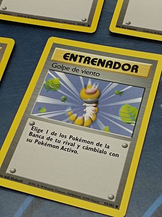 Lote 9 cartas Pokemon Entrenador -Trainer