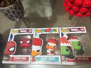 Lote Funko Pop Navidad Marvel Disney