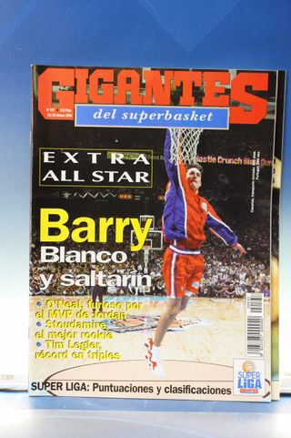 Revistas Baloncesto: Gigantes del Basket nº 537, 539, 542 y 566. 1996.