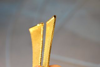 09. Correa milanesa dorada. Armis. NOS. Años 70. 16 mm.