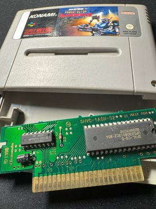 Super Probotector Alien Rebels SNES PAL ESP