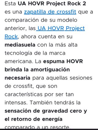 Under Armour Project Rock 2 Ed. Limitada