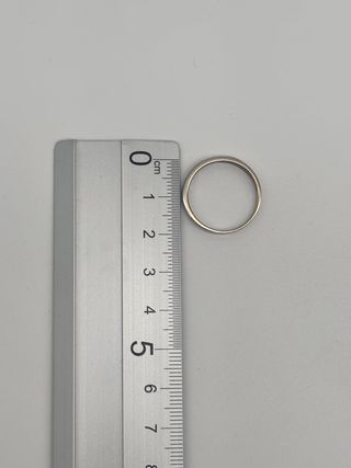 V316 ANILLO ORO BLANCO