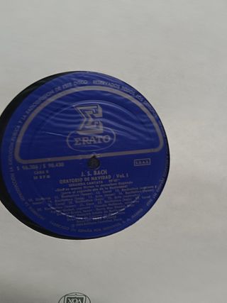disco LP, vinilos , J.S.BACH ORATORIO DE NAVIDAD CAJA BOX 3LPS VINILOS, MADE IN SPAIN, 1981