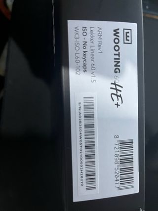 Wooting 60HE Teclado Mecánico