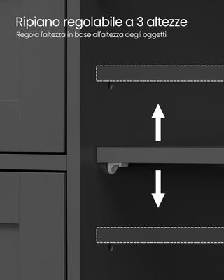 Mueble De Baño, Mueble Para Baño Estrecho, Organizador, Cajonera, Con 4 Cajones, Puerta, Estante Regulable, 30 X 55 X 82 Cm, Negro Tinta LHC041B02