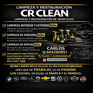 Limpieza de coches polígono industrial de Toledo