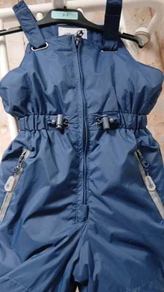 Mono de nieve infantil azul