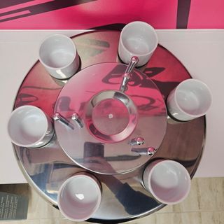 Hogar cocina Fuente para chocolate Fondue 23 piezas