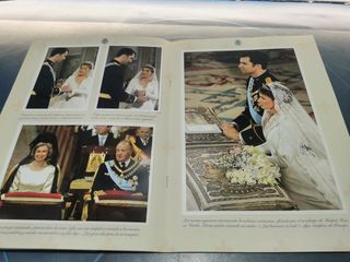 COLECCIONISMO ÁLBUM DE FOTOS BODA REAL FELIPE Y LETIZIA . PRONTO . COMPLETO perfecto estado