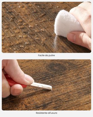 Escritorio Esquinero, Escritorio para Computadora en Forma de L, 149 X 149 X 76 Cm, para Oficina Estudio Gaming, Marrón Vintage y Negro Tinta LWD73X