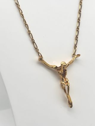 V336 CADENA ORO CON CRISTO