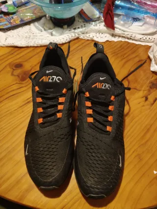 Nike Air Max 270 Negro Naranja Talla 45