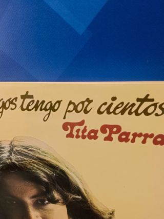 disco LP, vinilo, Tita Parra – Amigos Tengo Por Cientos - LP, Album,1978, Spain