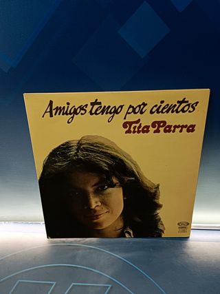 disco LP, vinilo, Tita Parra – Amigos Tengo Por Cientos - LP, Album,1978, Spain