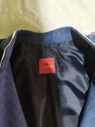 Traje de comunión niño Club Cadete azul. Talla 14.