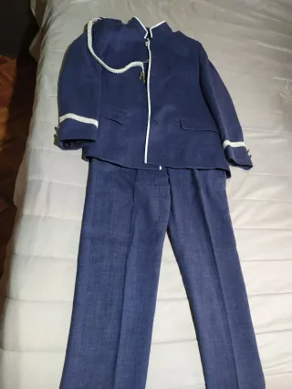 Traje de comunión niño Club Cadete azul. Talla 14.