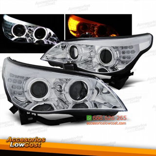 FAROS OJOS DE ANGEL E INTERMITENTE LED PARA BMW E