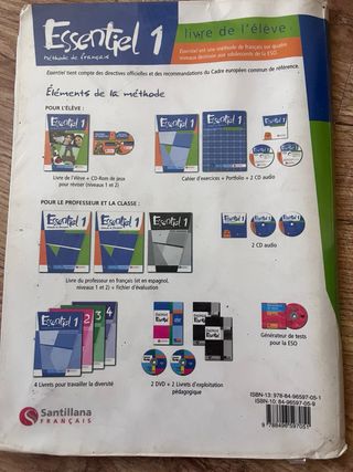 LIBRO Francés | ESO | Nivel A1