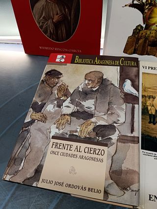 Lote, 5 novelas, libros sobre Aragón