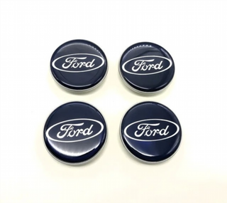 Centros de rueda FORD azul 62mm