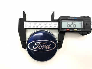 Centros de rueda FORD azul 62mm