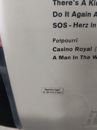 Disco, LP, vinilo, The Joe Ment Combo, Tops For Dancing, 1967