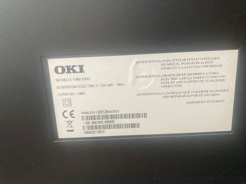 Televisión LCD OKI V40B FHSU con mando afbeelding 2