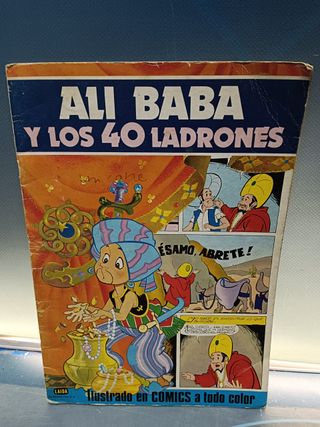 tebeo ALI-BABA Y LOS 40 LADRONES Nº 1 AÑO 1974, EDICIONES LAIDA, COLECCION TURQUESA