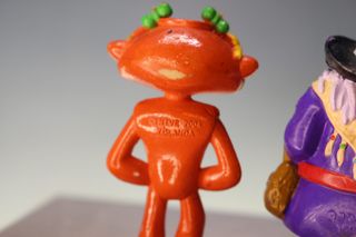 Los Lunnis: Lupita, Lubina y Lulila. Yolanda. Figuras de PVC.