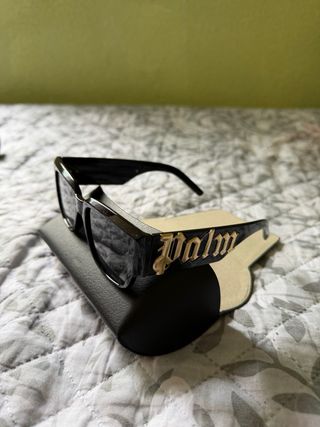 Gafas Palm Angels Negras y Doradas