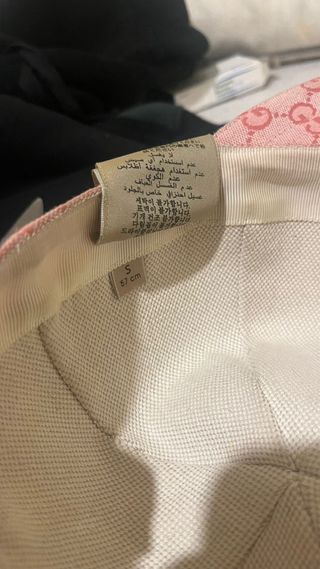 Gorra Gucci Rosa GG