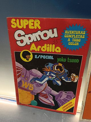 3 tebeos, SUPER SPIROU ARDILLA , nº 1, 5 y 6 -AÑO 2-1981