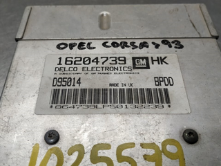 CENTRALITA MOTOR UCE OPEL CORSA B 16204739 D95014