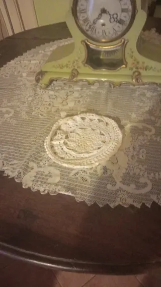 Mesa redonda madera abatible 150 años